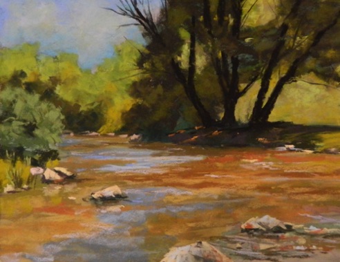 River's Shade
11x14  Pastel