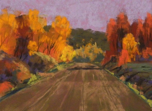 Fall Comes Quick
8x10  Pastel