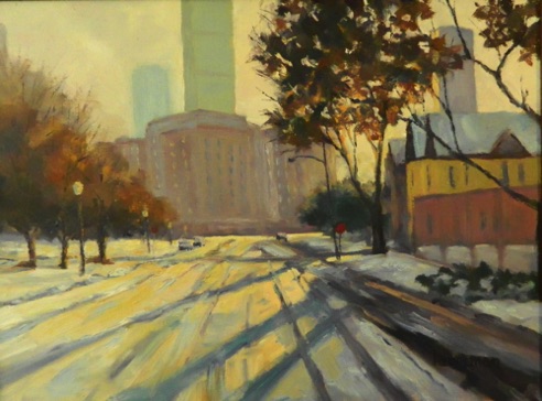 Sunday Morning Downtown
18x24  Oil